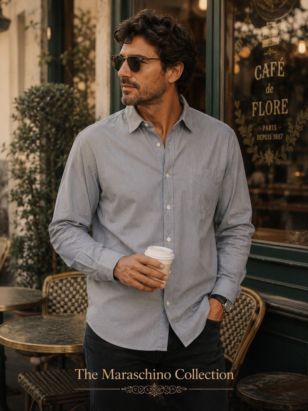 John W. Nordstrom 100% Supima Cotton Button Down Shirt Bloue XXL Officecore Work